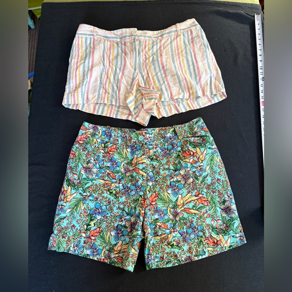 Mixed Lot of 2 - Shorts Talbots, Loft - size 14